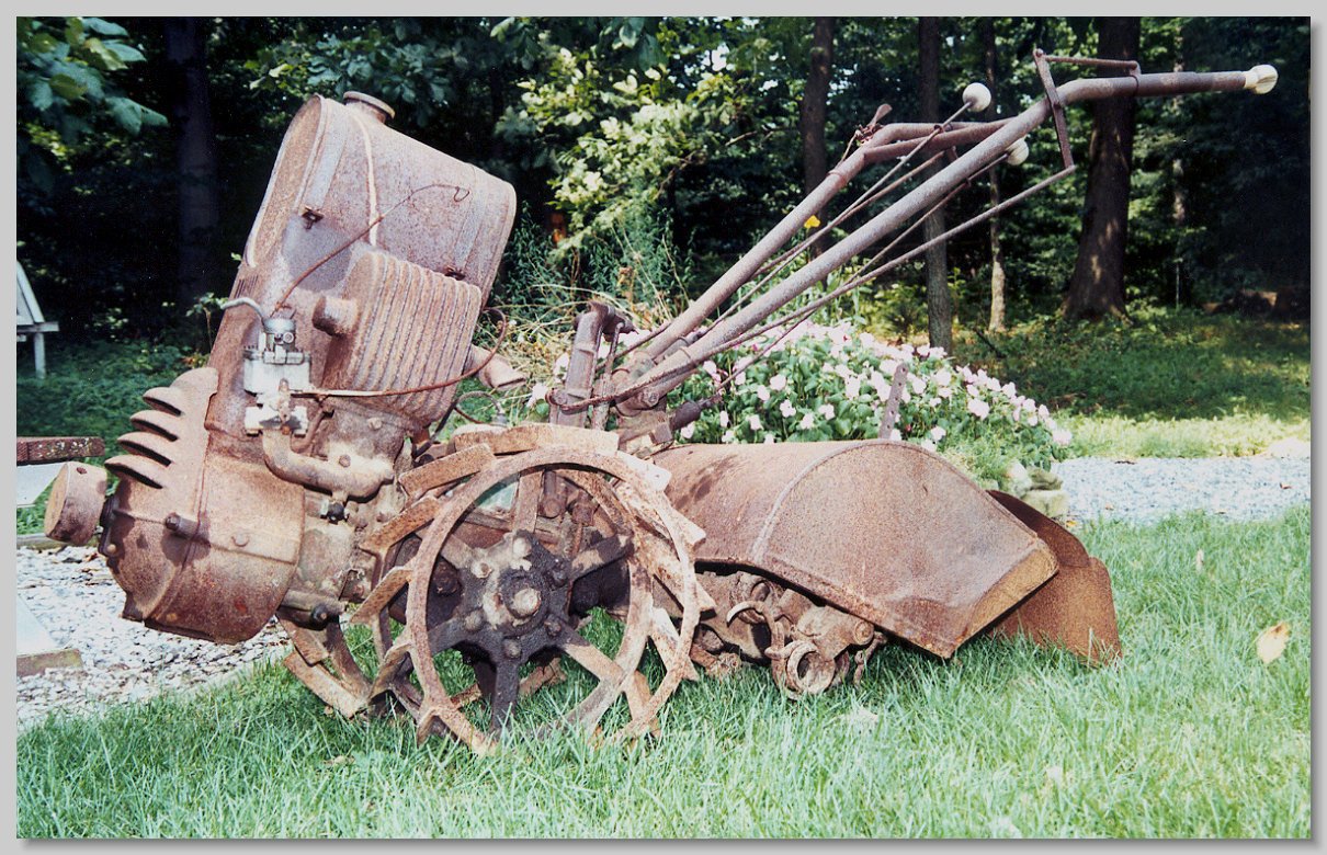 She's an original by Rototiller Inc. (1947 Model B1-3).