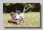 Home Gardener with Locke mower.